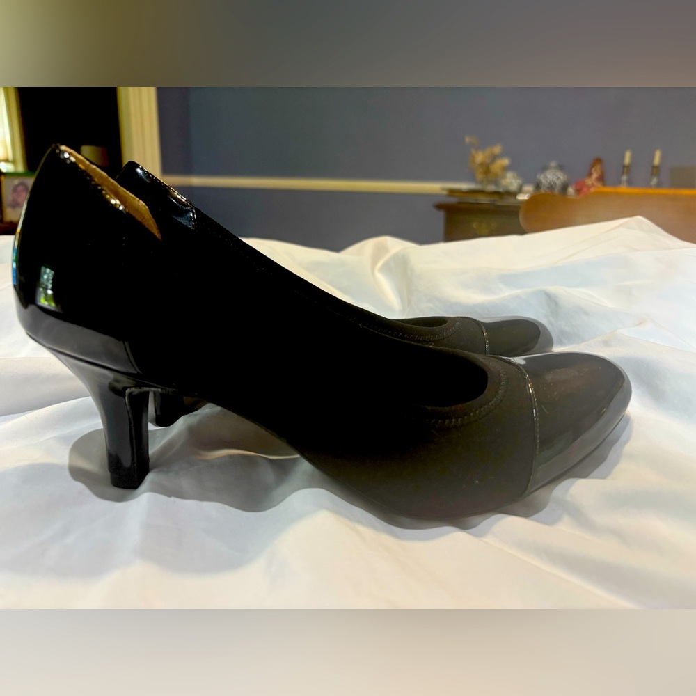 Life Stride W 11 Black Parigi Stretch Pumps New Never Worn - Picture 4 of 9